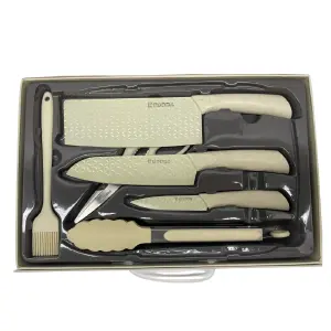 Juego De Cuchillos De Cocina X7 Piezas T