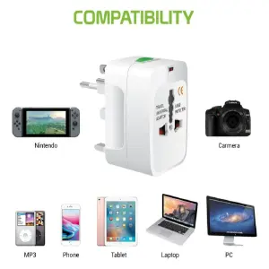 Adaptador De Corriente Universal Kit Via