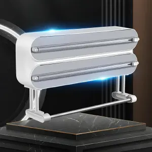 SOPORTE DE ROLLOS DE COCINA 3 EN 1