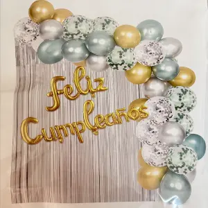 Set x 70 Globos Feliz Cumpleaños