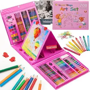 Set de arte de 208 piezas