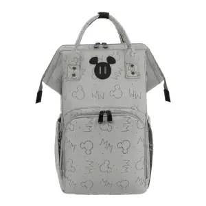 Pañalera morral motivo de mickey mouse