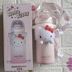 Termo en Acero Inoxidable Hello Kitty