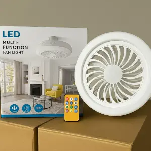 Lampara led Multifuncional con Ventilado