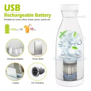 Mini Licuadora Recargable Usb Batidos Ju