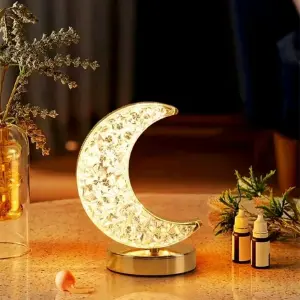 Lámpara Led De Mesa Diseño Luna