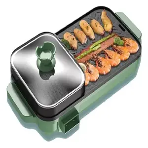 MINI PLANCHA CON OLLA ELECTRICA