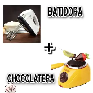 COMBO BATIDOR ELECTRICA + CHOCOLATERA