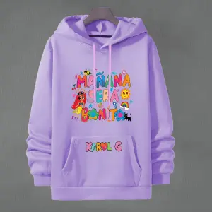 Buzo, Buso Hoodie Karol G LILA