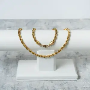 Cadena Lazo - Oro laminado 18 kilates