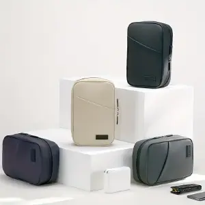 BOLSO PORTA CABLES TIPO CUERO