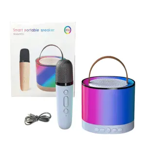Parlante Bluetooth Con Karaoke Rgb K