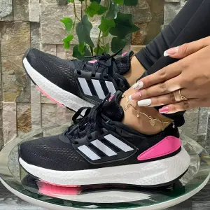 adidas pureboost negro rosa