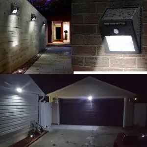 Lampara Solar Exteriores Sensor CL108 X4