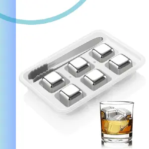 Cubos Hielo Set X6 Reutilizable Bebidas