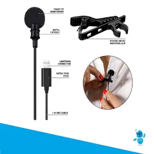 Micrófono De Solapa Lightning Para iPhon