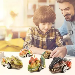 Carro Monster Dinosaurio Cuerda Coleccio