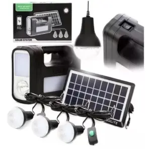 KIT SE LÁMPARA CON PLANTA DE PANEL SOLAR