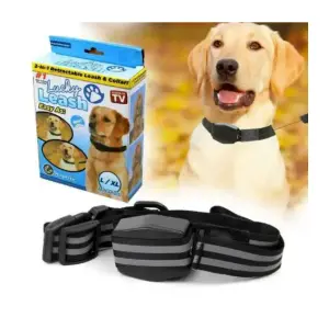 Collar Para Perro Con Correa Retráctil