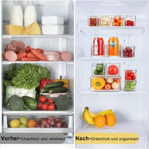 Set Organizadores para Refrigerador X7: ¡Maximiza el Espacio y la Frescura! - Set Organizadores Para Refrigerador X7
