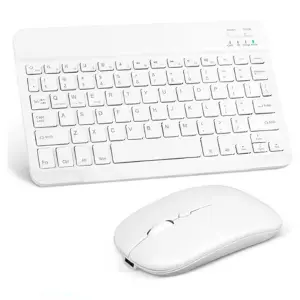 Combo Mouse Teclado AN-030 Blanco