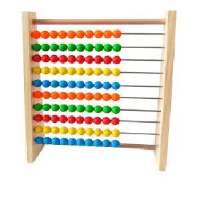 Didáctico Madera Ábaco Vertical Infantil