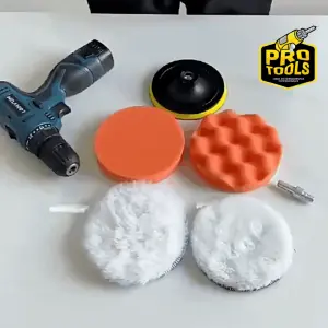 Kit Taladro y Discos para Pulir Pomos: ¡Dale Brillo a tus Muebles! - Kit Taladro  Discos Para Polichar Pomos
