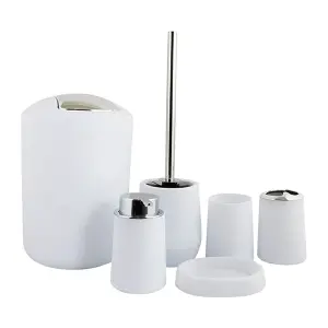 Set Accesorios Baño 6 Piezas Caneca