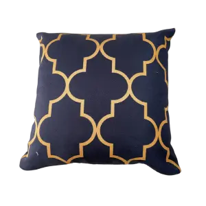 Funda de Cojín  ArtDeco Black & Gold