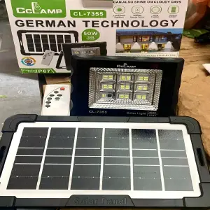 Reflector Led Con Panel Solar CL7355