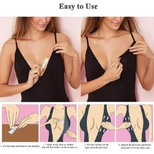 CINTA ADHESIVA DOBLE PARA ROPA Y PIEL