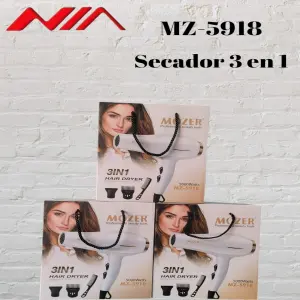 Secador de Cabello 3 en 1 MZ‐5918