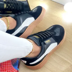 TENIS PALERMO NEGRO X BLANCO