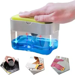 Dispensador De Jabón Líquido + Esponja C