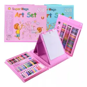 Set De Arte nfantil Maleta 208 piezas