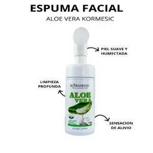 ESPUMA FACIAL HIDRATANTE CON ALOE VERA