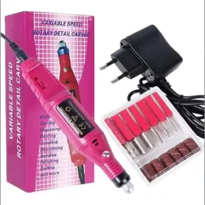 Kit Pulidor De Uñas Eléctrico Lima Acríl