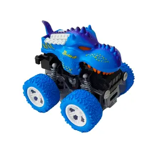 Carro Monster Dinosaurio Rex De Cuerda