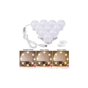 Kit De Luces Led Para Espejo Tocador 10u