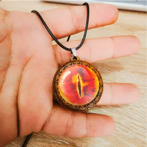 Collar Ojo De Sauro Señor De Los Anillos