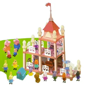Set Casa Mansión Peppa Pig + Accesorios
