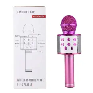Micrófono Karaoke Parlante Bluetooth Rec