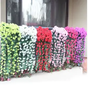 Ramo de orquídeas artificiales