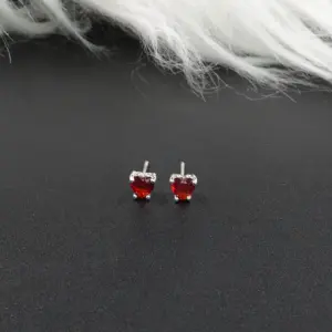 TOPO CORAZON ROJO TIPO DIAMANTE PLAT#5