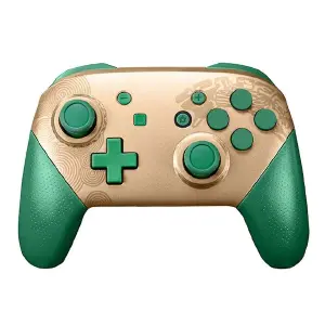 Control Nintendo Switch Pro Zelda Dorado