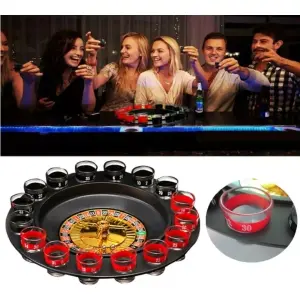 RULETA DE TRAGOS SHOTS CON COPAS