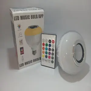 Bombilla bluetooth con altavoz