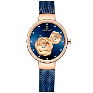 Reloj Naviforce Casual Nf5013 Flor Mujer