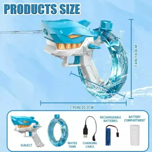 Pistola De Agua Tiburon Para Ninos
