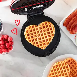 Mini waflera en forma de corazón